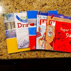 Kids arts and crafts, drawing books
